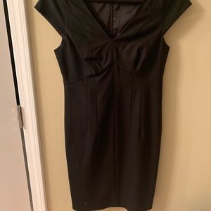 Banana Republic Tailored Fit Black Dress